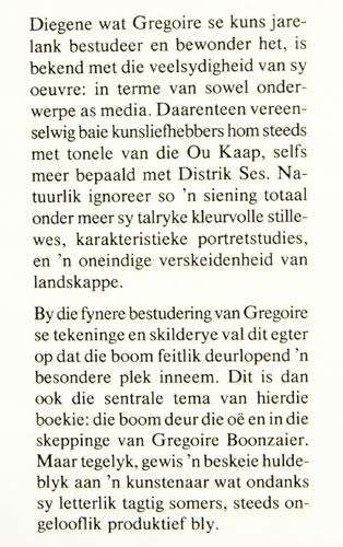 Gregoire Boonzaier Boomstudies -- D. M. Joubert & M. G. Shoonraad