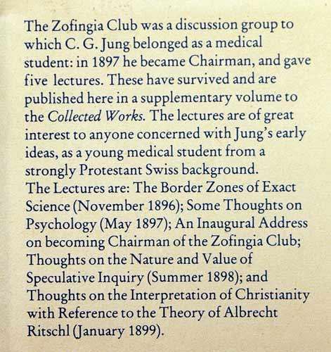 The Zofingia Lectures -- C.G. Jung