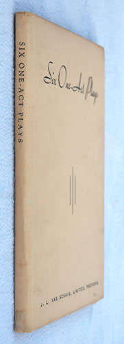 Six One-Act Plays -- Nadine Gordimer and others (First Edition, 1949)
