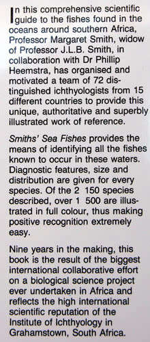 Smiths` Sea Fishes -- Smith, Margaret M. Smith and Phillip C. Heemstra