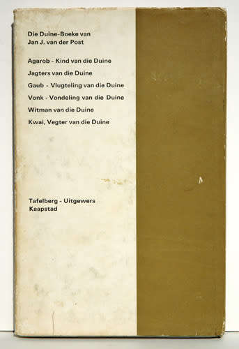 TJEB, DIE SPOORSNYER -- Jan J. van der Post