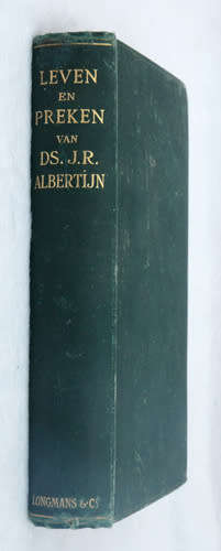 LEVEN EN PREKEN VAN DS. J.R. ALBERTIJN