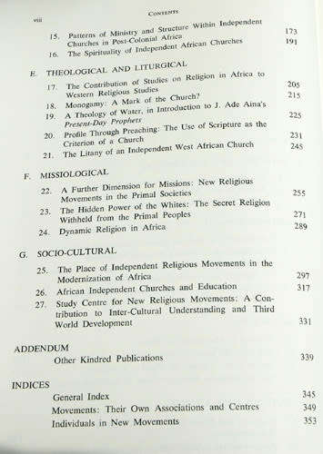 Religious Innovation in Africa - Collected Essays on New Religious Movements -- Turner