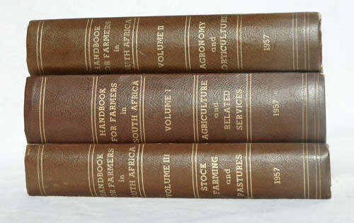 HANDBOOK FOR FARMERS IN SOUTH AFRICA - Volume I, II and III (1957)