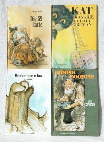 4 x AFRIKAANS KINDERBOEKE