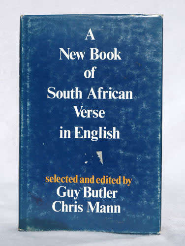 A New Book of South African Verse -- Guy Butler, Chris Mann