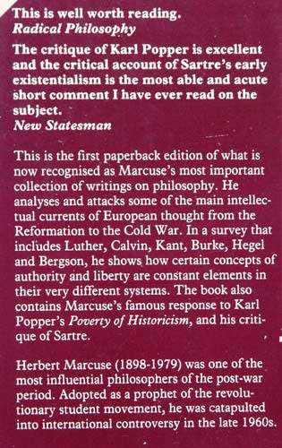 FROM LUTHER TO POPPER -- Herbert Marcuse