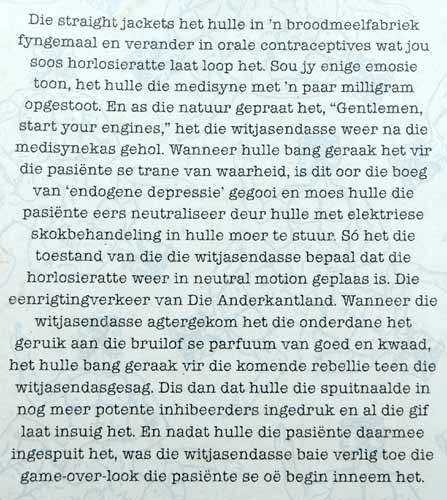 Om jou Moer te Strip : Pitstops in die Lewe van 'n Stone -- Jos (inscribed)