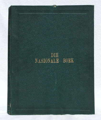 Die Nasionale Boek -- Harm Oost, Dr Hjalmar Reitz (Signed)