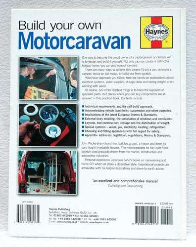 BUILD YOUR OWN MOTORCARAVAN -- Haynes Manual