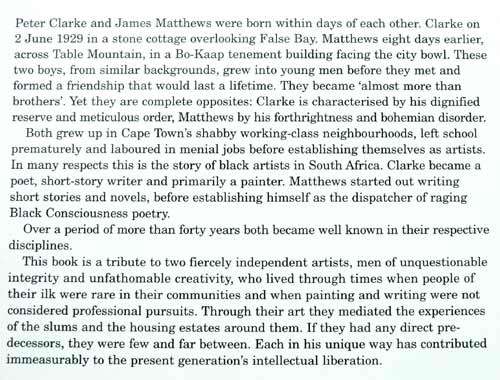 More than Brothers -Peter Clarke & James Matthews at 70 -- Hein Willemse (editor)
