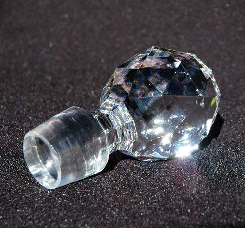 Rose Cut Crystal Decanter