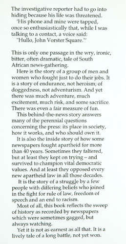 Editors under Fire -- Harvey Tyson
