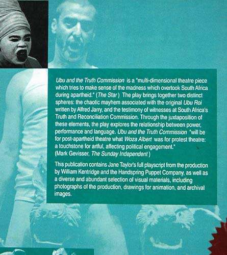 Ubu and the Truth Commission -- Jane Taylor