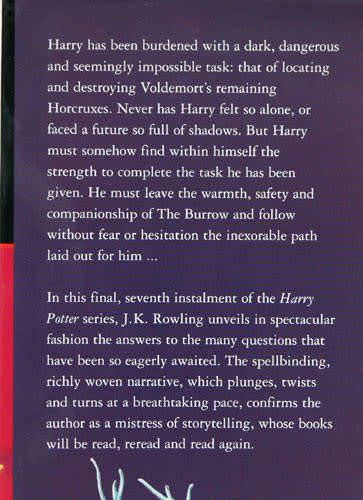 Harry Potter and the Deathly Hallows -- J.K. Rowling (hardcover, first edition)
