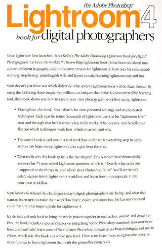 The Adobe Photoshop Lightroom 4 Book for Digital Photographers