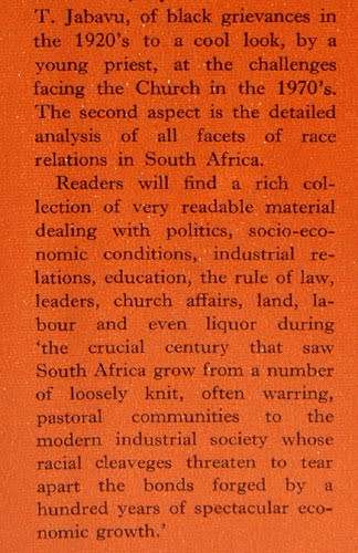 Outlook on a Century (South Africa 1870-1970) -- Francis Wilson and Dominique Perrot (Editors)
