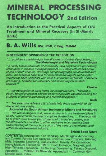 Mineral Processing Technology 2nd edition -- B.A. Wills