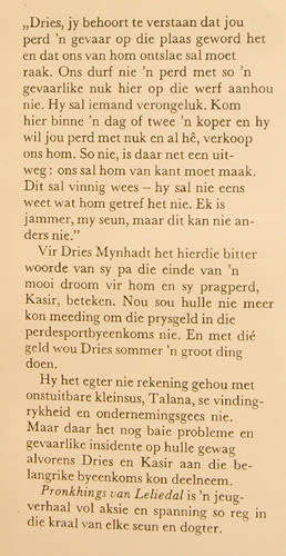 Pronkhorings van Lelieland  -- Emily Pieterse