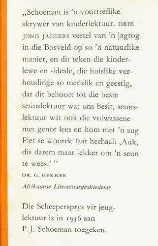Drie Jong Jagters -- P.J.Schoeman