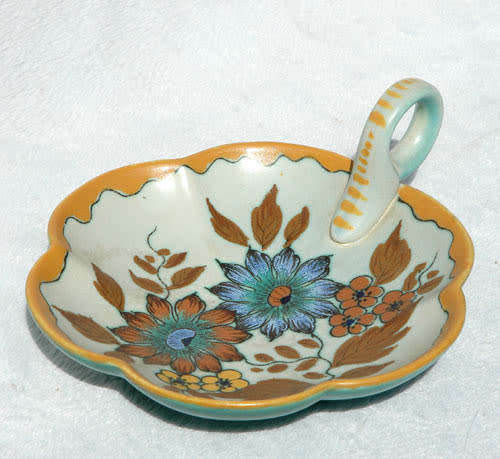 Mid Century ABIR ROYAL HOLLAND GOUDA Handled Bowl