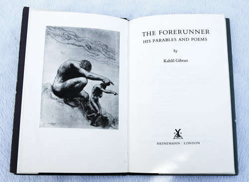 THE FORERUNNER -- KahlilGibran
