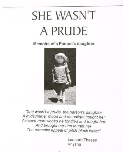 She wasn`t a Prude : Memoirs of a Parson`s Daughter -- Nancy Sharples
