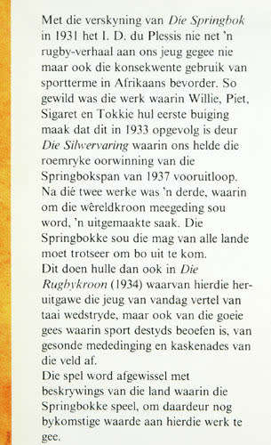 Die Rugbykroon -- I.D. du PLessis