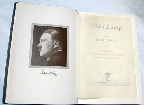 Mein Kampf -- Adolph Hitler`s 50th Birthday Luxury Edition published 1939 FOR BUYER CHARLAD7781 ONLY