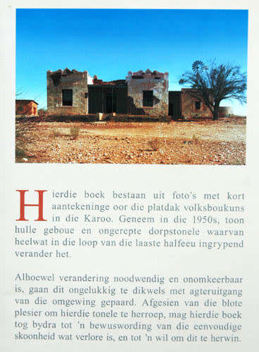 BRAKDAK : Platdakke in die Karoo -- Gabriel Fagan