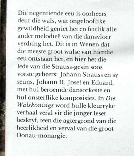 Die Walskonings -- Karel Schoeman