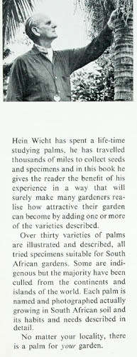 Palms for Gardens in Southern Africa -- Hein Wicht