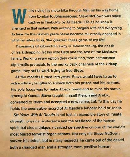 Six Years with Al Qaeda - The Stephen McGown Story - Tudor Caradoc- Davies (Signed Stephen McGown)