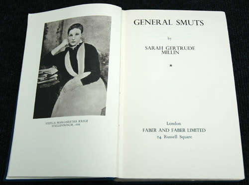 General Smuts - Sarah Gertrude Millin (2 Vol set)