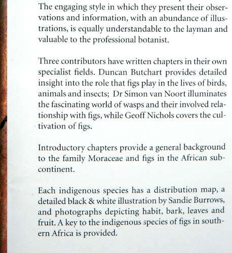 Figs of Southern & South-Central Africa - John and Sandra Burrows