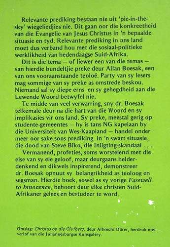Die Vinger van God - Allan Boesak