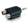 Stereo Male to 2 x Female Adaptor