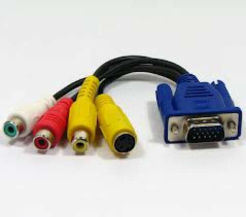 VGA to RCA + Svideo Cable