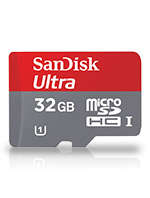 Sandisk 32GB MicroSD Ultra Class 10 Memory Card