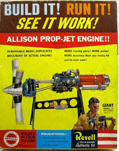 Revell allison prop-jet engine