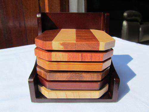 Coasters - Set of 6 in Holder
