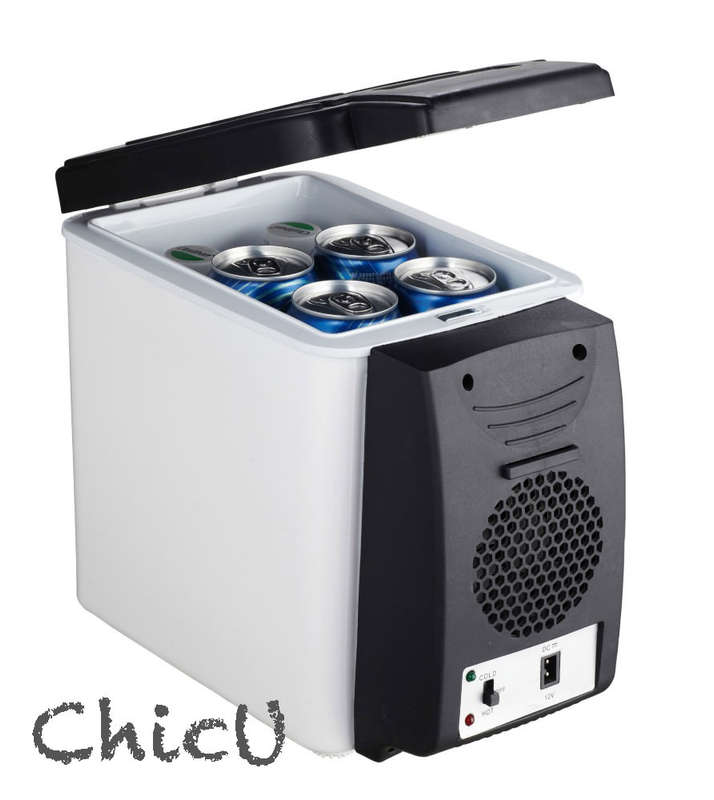 Portable 6L Mini Camping Refrigerator / Car Fridge Freezer Cooler & Warmer