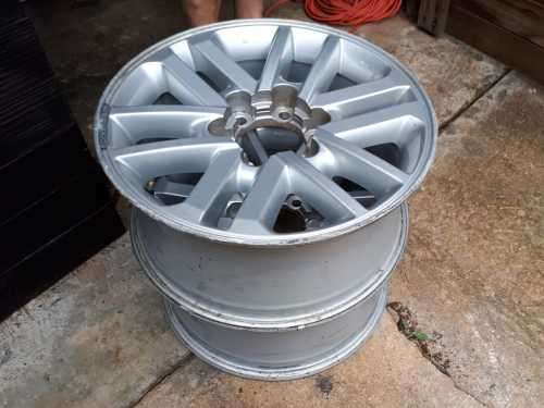 2 x Mag Rims For Toyota Fortuner  One Got Scrahes See Photos Bid per Rim To Take All 2
