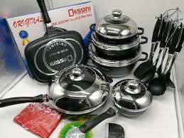 STOCK CLEARANCE: 23pc Die-Cast Aluminium Original Dessini cookware set -made in Italy!!!!