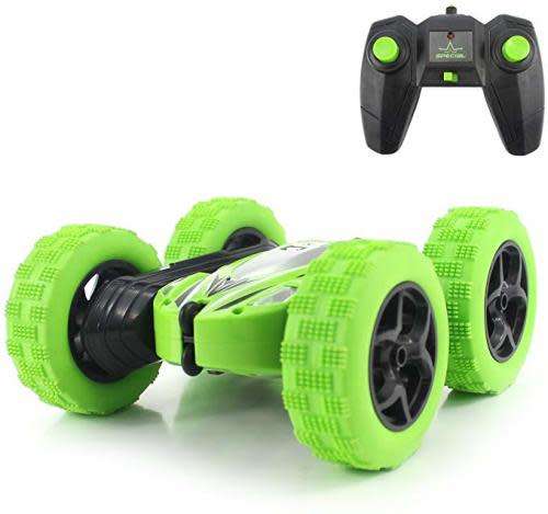 Remote Control Stunt Car, 4WD Monster Truck Double Sided Rotating Tumbling - 2.4GHz High Speed