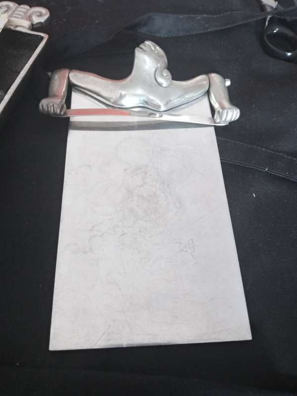 VINTAGE Carrol Boyes Note Pad Holder
