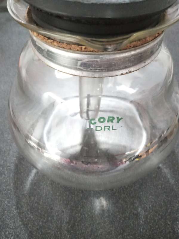 VINTAGE Cory  DRU/DRL Vacuum Coffee Pot VG condition