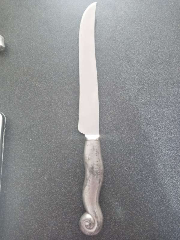 Vintage Carrol Boyes Waves handle Carving Knife