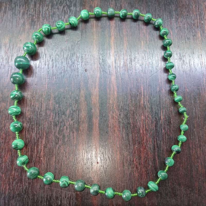 Malachite Bead Necklace