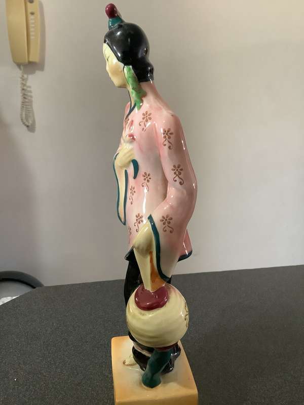 Chinese Antique Famille Rose Porcelain Doll
